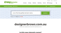Desktop Screenshot of designerbrows.com.au