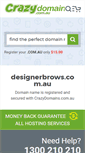 Mobile Screenshot of designerbrows.com.au